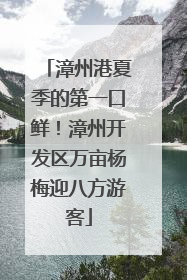 漳州港夏季的第一口鲜！漳州开发区万亩杨梅迎八方游客