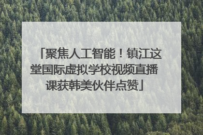 聚焦人工智能！镇江这堂国际虚拟学校视频直播课获韩美伙伴点赞