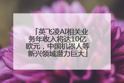 英飞凌AI相关业务年收入将达10亿欧元，中国机器人等新兴领域潜力巨大
