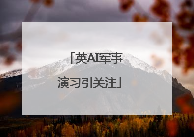 英AI军事演习引关注