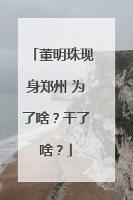 董明珠现身郑州 为了啥？干了啥？