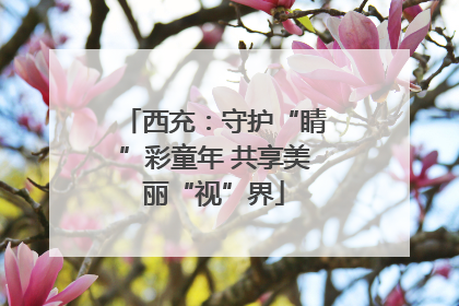 西充：守护“睛”彩童年 共享美丽“视”界