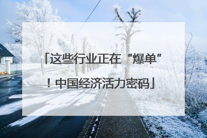 这些行业正在“爆单”！中国经济活力密码