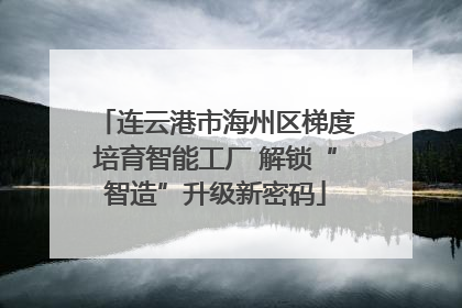 连云港市海州区梯度培育智能工厂 解锁“智造”升级新密码