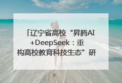辽宁省高校“昇腾AI+DeepSeek：重构高校教育科技生态”研讨会在沈阳成功举办