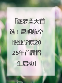 逐梦蓝天首选！昆明航空职业学院2025年首届招生启动