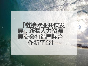 链接欧亚共谋发展，新疆人力资源展交会打造国际合作新平台