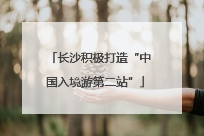 长沙积极打造“中国入境游第二站”