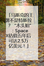 马斯克的王牌不是特斯拉？“木头姐”：SpaceX估值五年后可达2.5万亿美元！