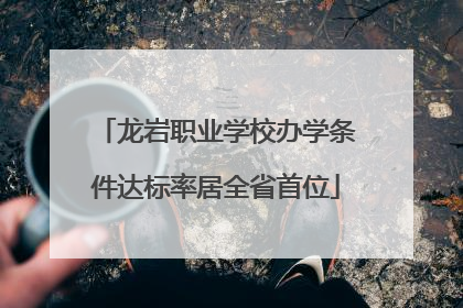 龙岩职业学校办学条件达标率居全省首位