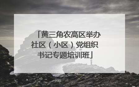 黄三角农高区举办社区（小区）党组织书记专题培训班