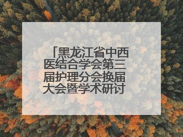 黑龙江省中西医结合学会第三届护理分会换届大会暨学术研讨会议圆满落幕
