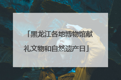 黑龙江各地博物馆献礼文物和自然遗产日