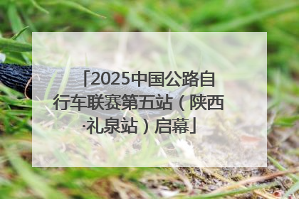 2025中国公路自行车联赛第五站（陕西·礼泉站）启幕