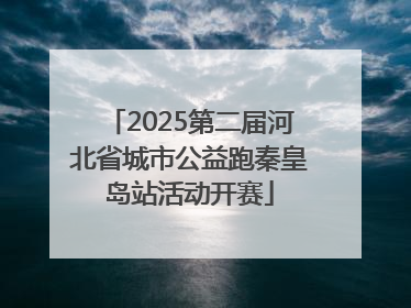 2025第二届河北省城市公益跑秦皇岛站活动开赛