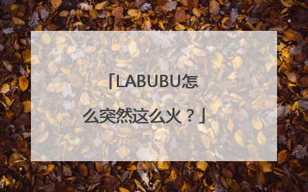 LABUBU怎么突然这么火？