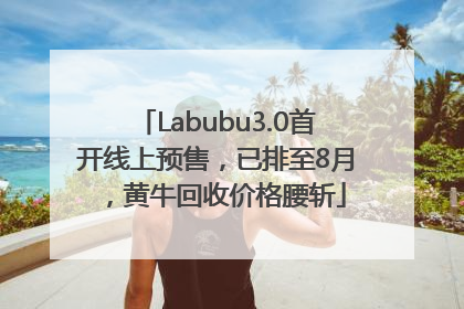 Labubu3.0首开线上预售，已排至8月，黄牛回收价格腰斩